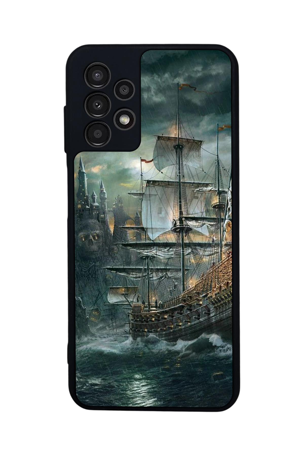 Samsung Galaxy A13 Uyumlu Korsan Tasarımlı Glossy Premium Kılıf