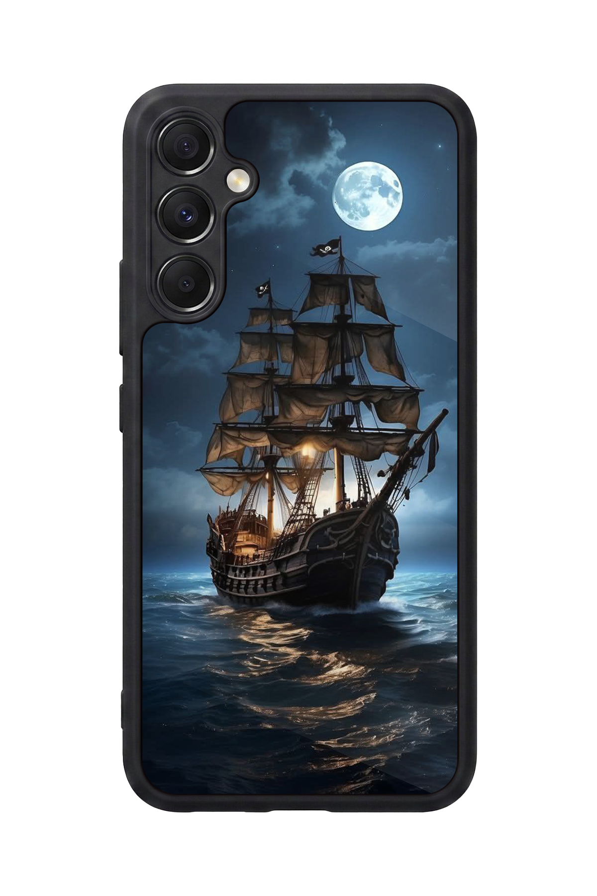 Samsung Galaxy M34 Uyumlu Korsan Tasarımlı Glossy Premium Kılıf
