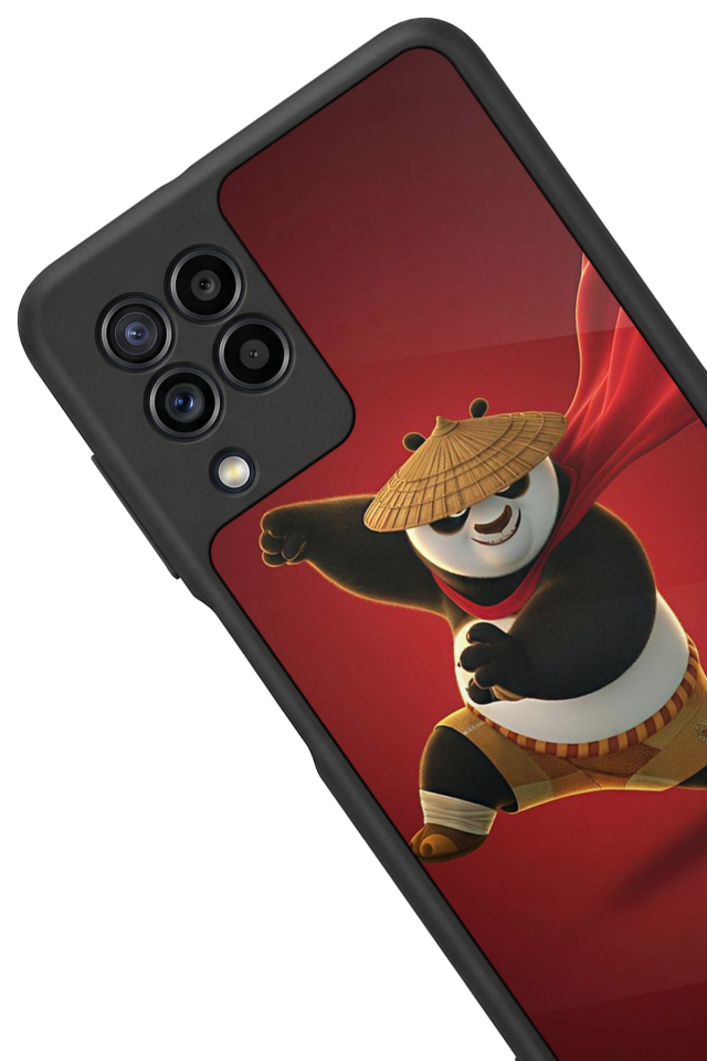 Samsung Galaxy M32 Uyumlu Kung Fu Panda Tasarımlı Glossy Premium Kılıf
