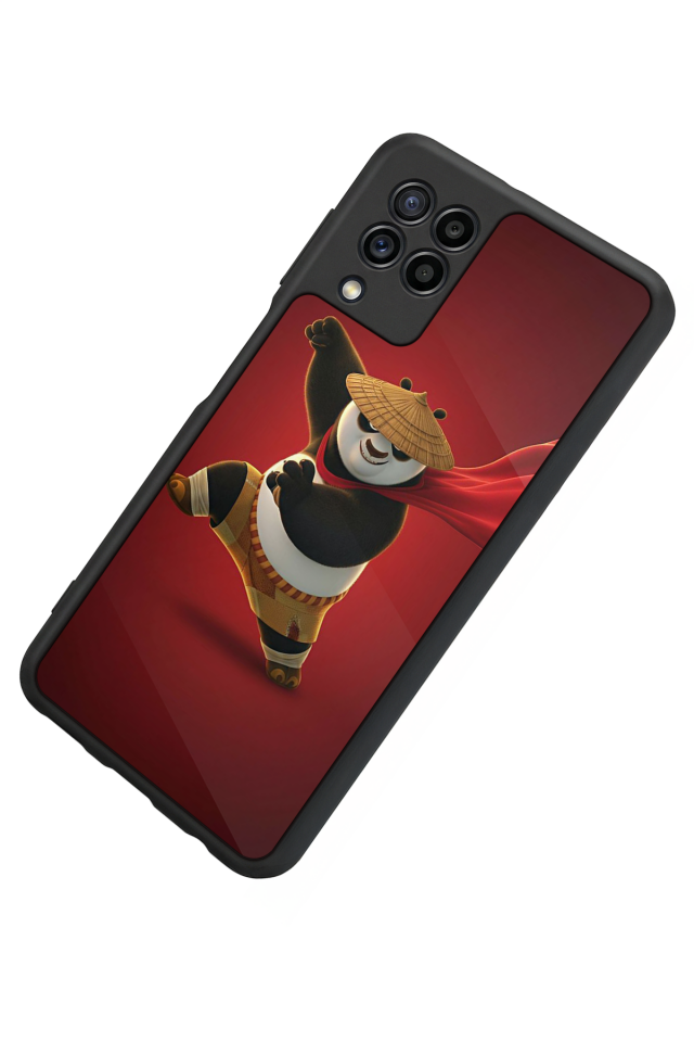 Samsung Galaxy M32 Uyumlu Kung Fu Panda Tasarımlı Glossy Premium Kılıf