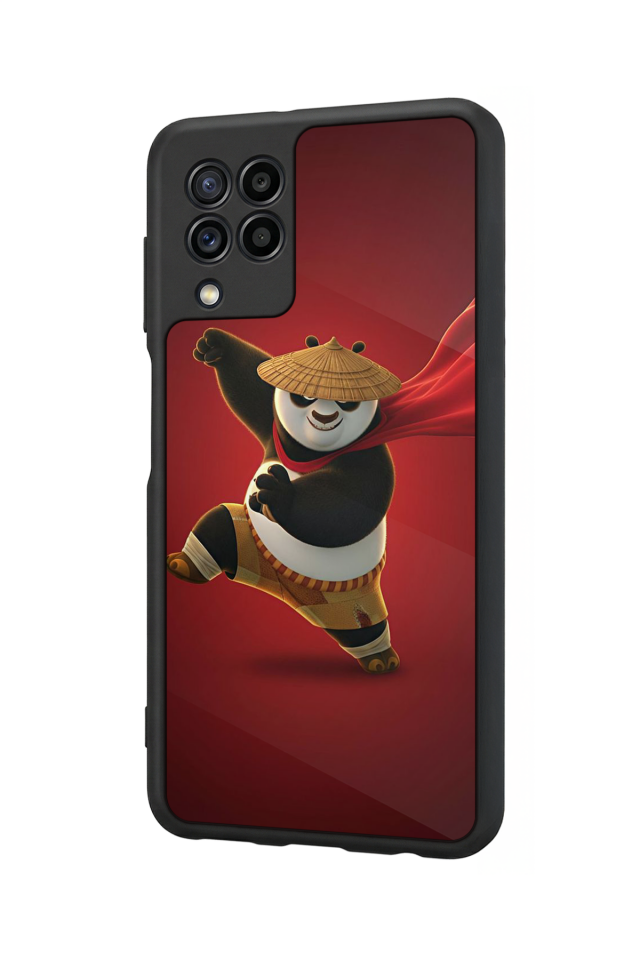 Samsung Galaxy M32 Uyumlu Kung Fu Panda Tasarımlı Glossy Premium Kılıf