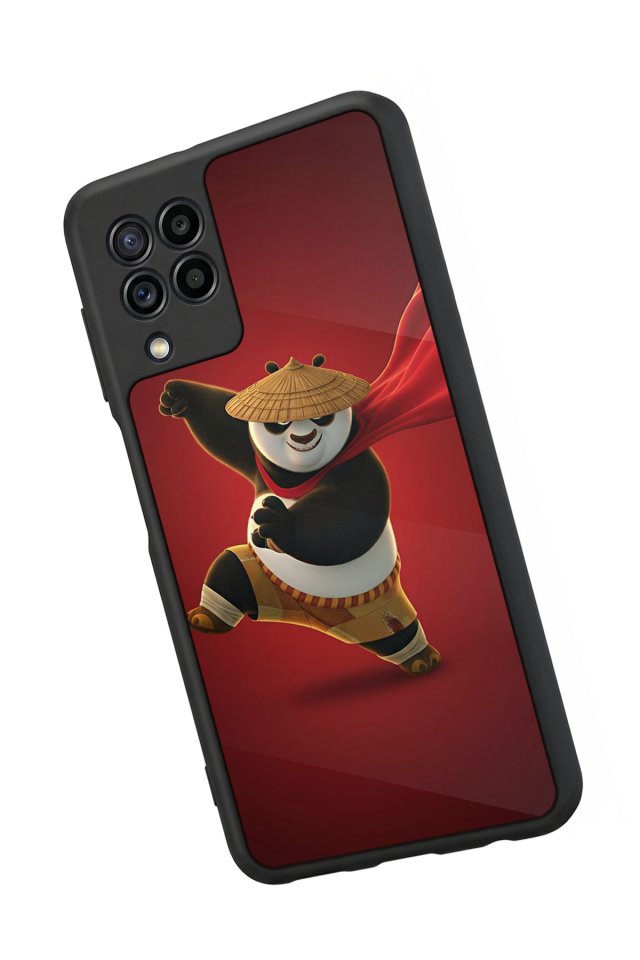 Samsung Galaxy M32 Uyumlu Kung Fu Panda Tasarımlı Glossy Premium Kılıf