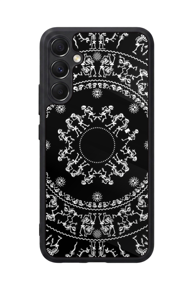 Samsung Galaxy A34 Uyumlu Mandala Tasarımlı Glossy Premium Kılıf