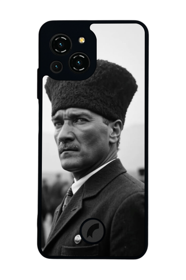 Reeder S23 Pro Max Uyumlu Mustafa Kemal Ataturk Tasarımlı Glossy Premium Kılıf