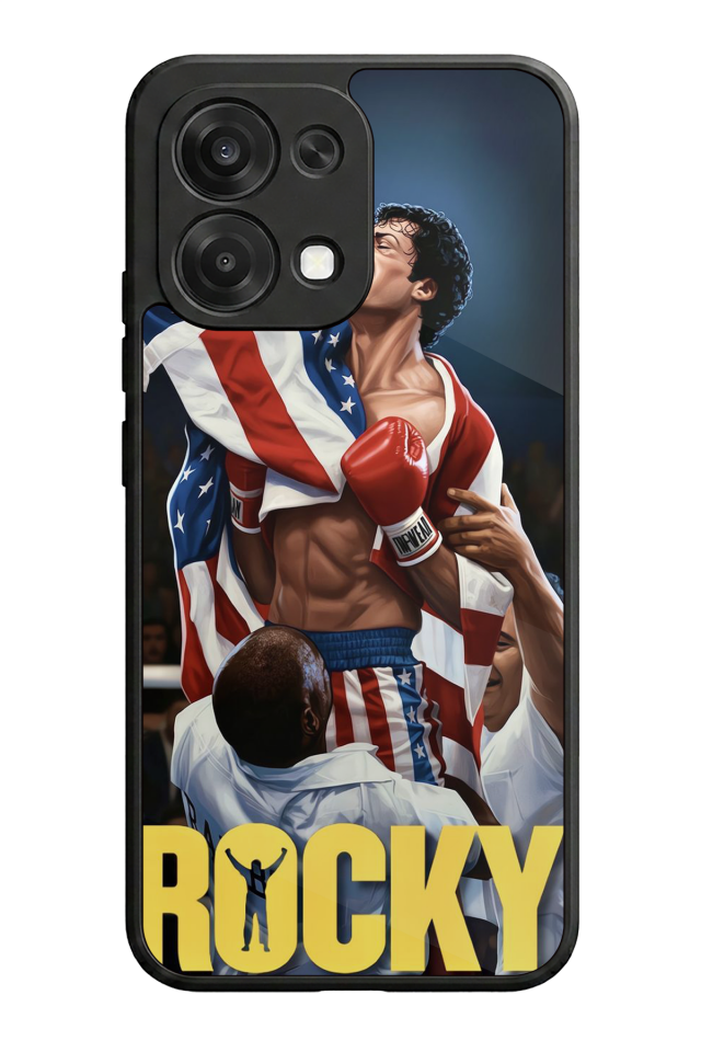 Oppo A6 Pro Uyumlu Rocky Tasarımlı Glossy Premium Kılıf