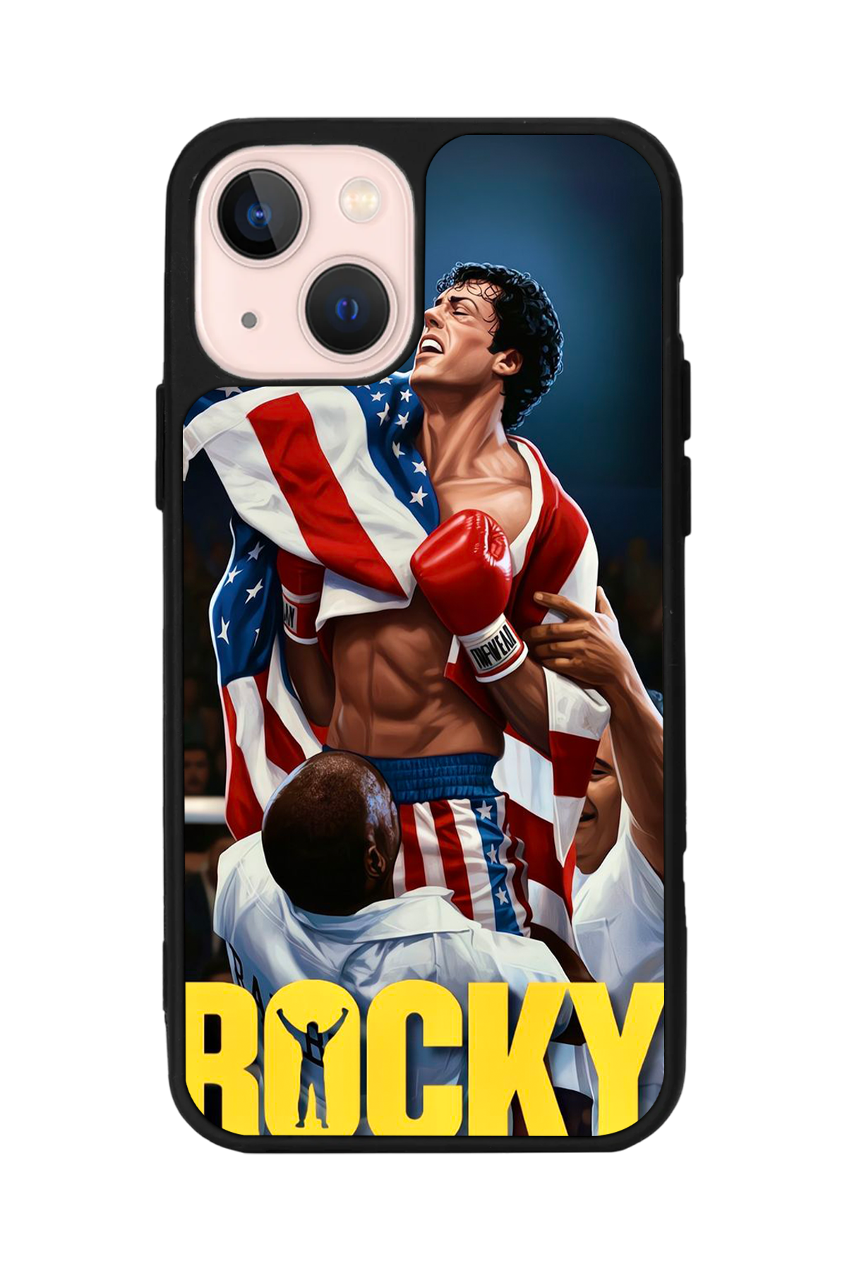iPhone 13 Mini Uyumlu Rocky Tasarımlı Glossy Premium Kılıf