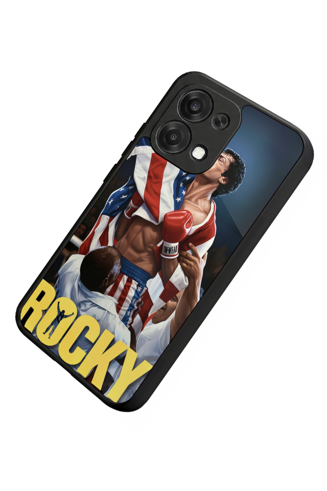 Oppo A6 Pro Uyumlu Rocky Tasarımlı Glossy Premium Kılıf
