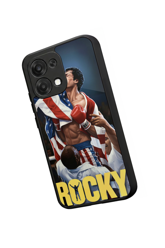 Oppo A6 Pro Uyumlu Rocky Tasarımlı Glossy Premium Kılıf