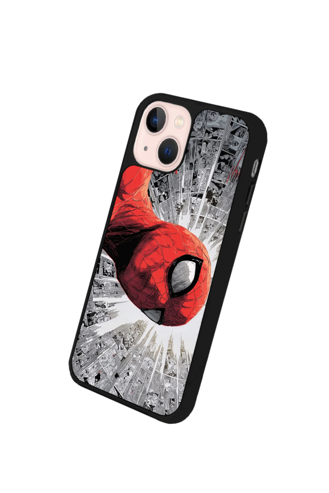 iPhone 14 Plus Uyumlu Spider Man ( Örümcek Adam ) Tasarımlı Glossy Premium Kılıf