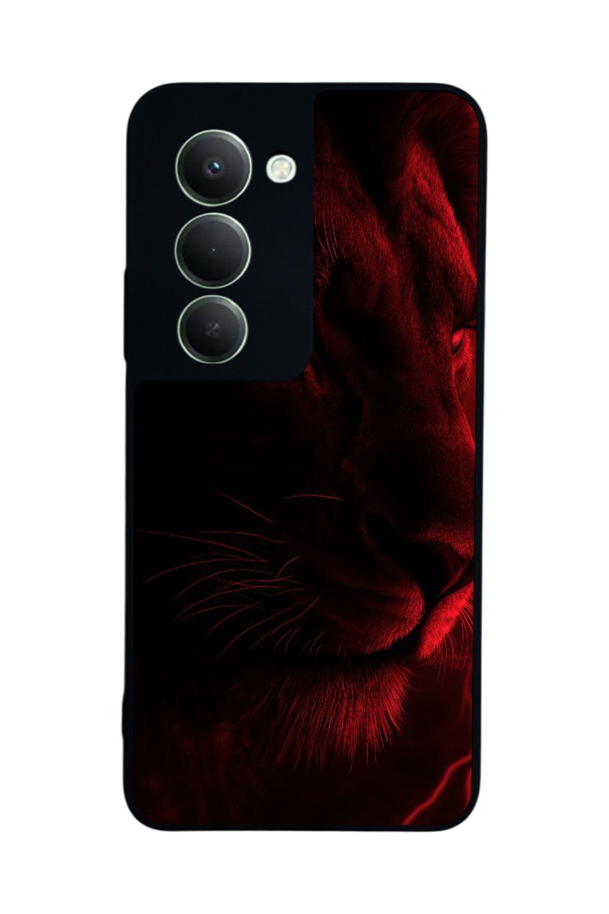 Xiaomi Redmi 15 5G Uyumlu Aslan Tasarımlı Glossy Premium Kılıf