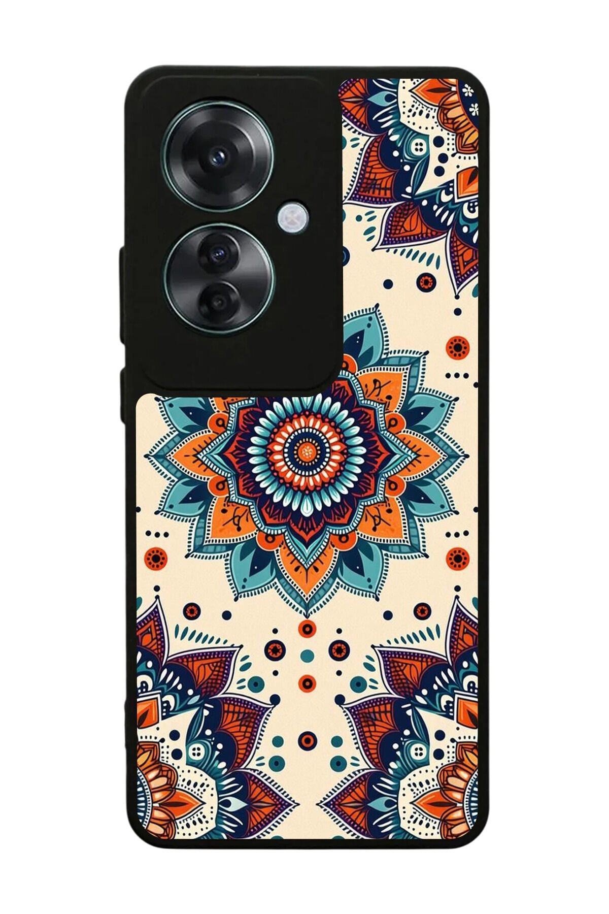 Oppo Reno 11F Uyumlu Mandaal Tasarımlı Glossy Premium Kılıf