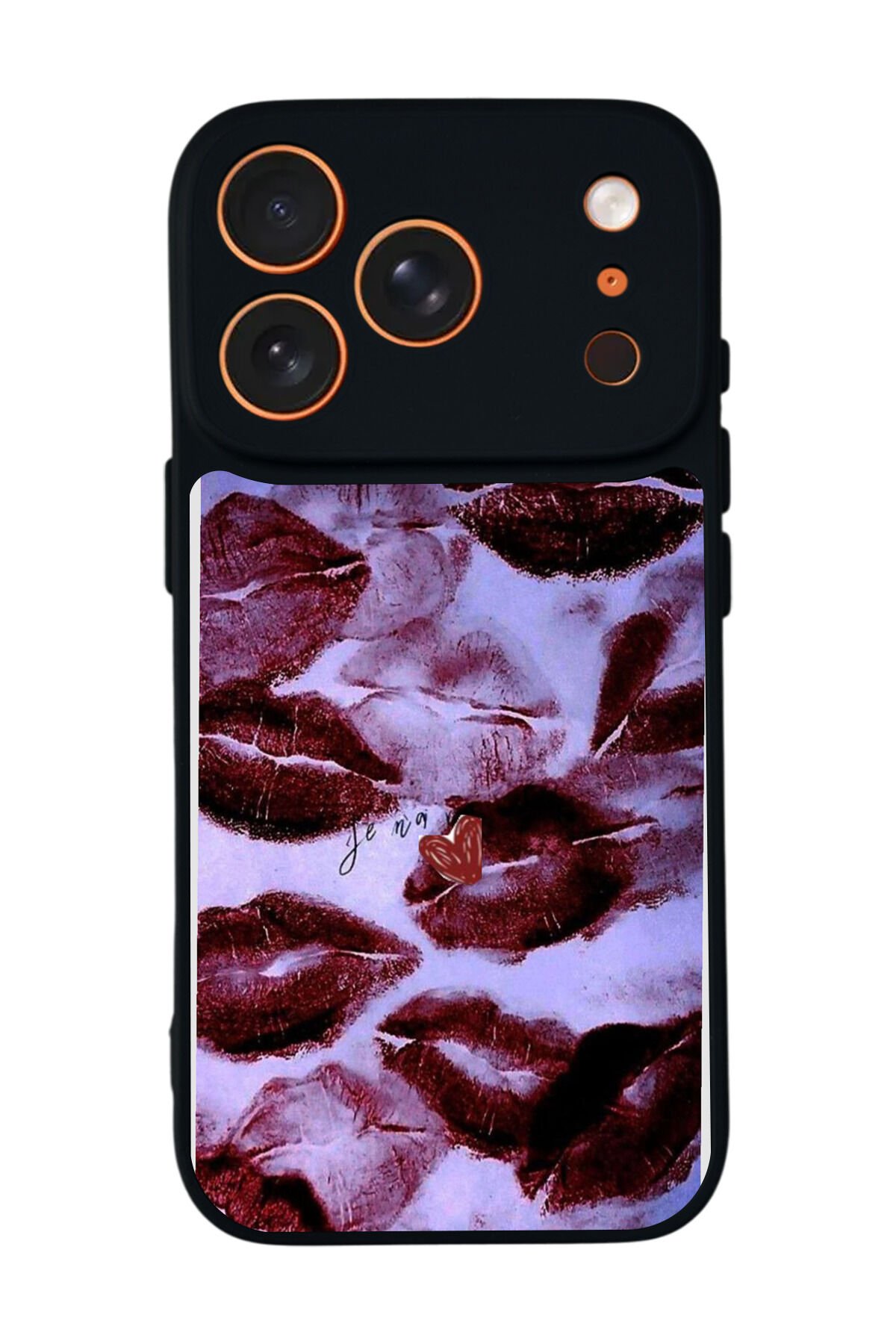 iPhone 17 Pro Max Uyumlu Dudak Tasarımlı Glossy Premium Kılıf