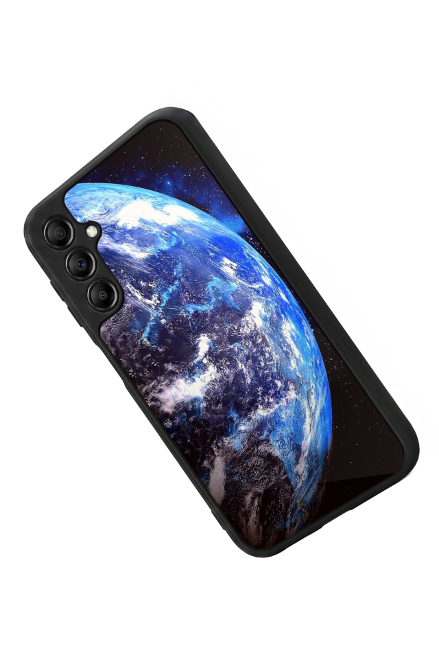 Samsung Galaxy A14 Uyumlu Ay Tasarımlı Glossy Premium Kılıf