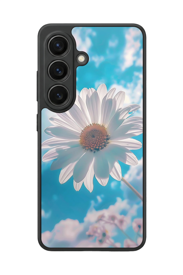 Samsung Galaxy S26 Uyumlu Cicek Tasarımlı Glossy Premium Kılıf