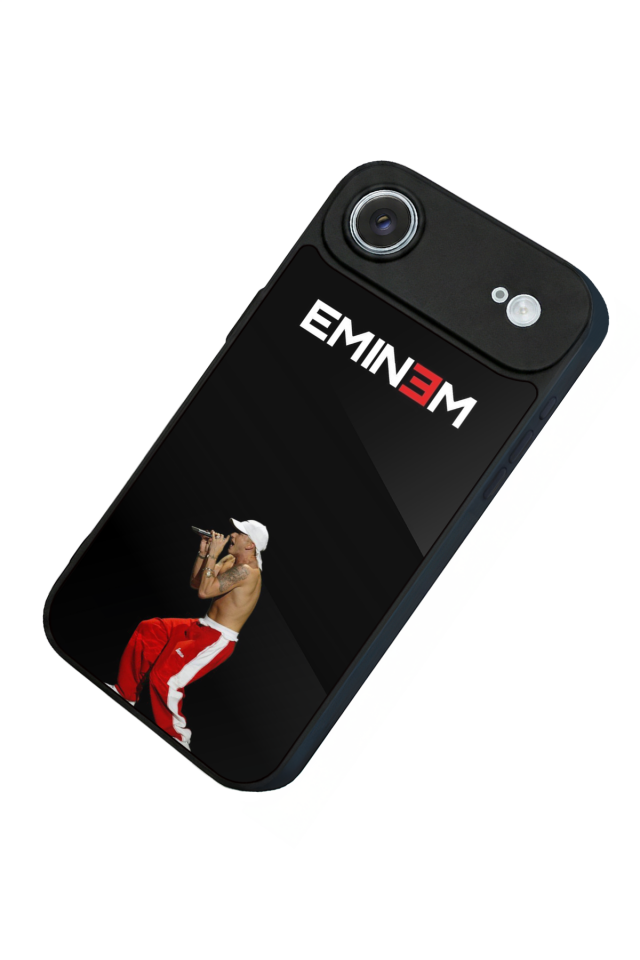iPhone 17 Air Uyumlu Eminem Tasarımlı Glossy Premium Kılıf