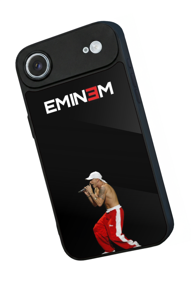 iPhone 17 Air Uyumlu Eminem Tasarımlı Glossy Premium Kılıf