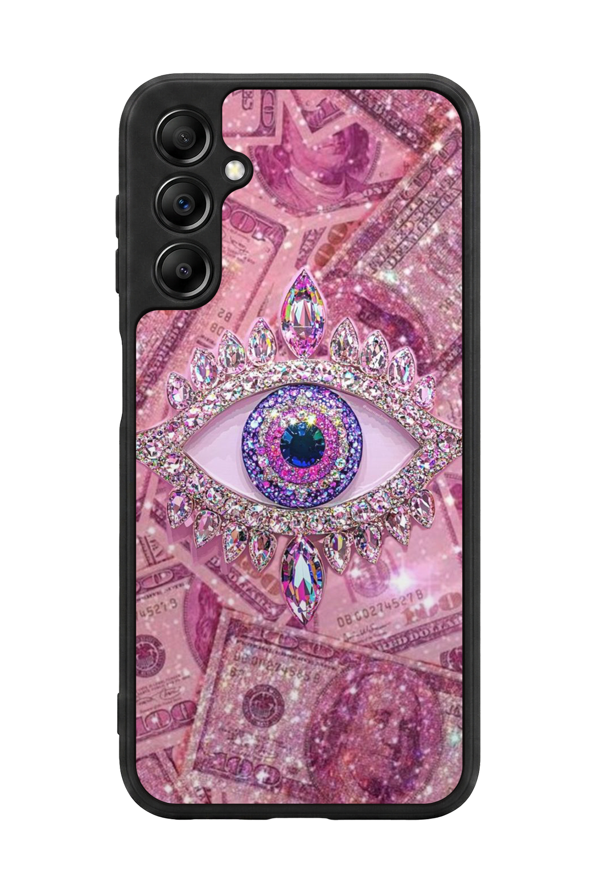 Samsung Galaxy A14 Uyumlu Göz Tasarımlı Glossy Premium Kılıf