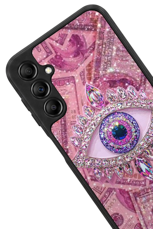 Samsung Galaxy A14 Uyumlu Göz Tasarımlı Glossy Premium Kılıf