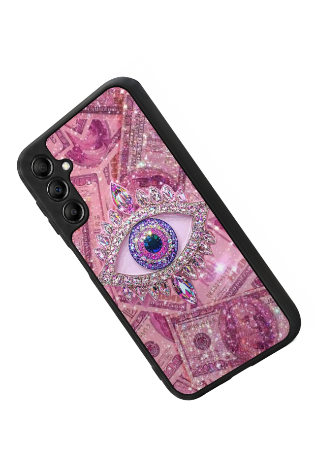 Samsung Galaxy A14 Uyumlu Göz Tasarımlı Glossy Premium Kılıf