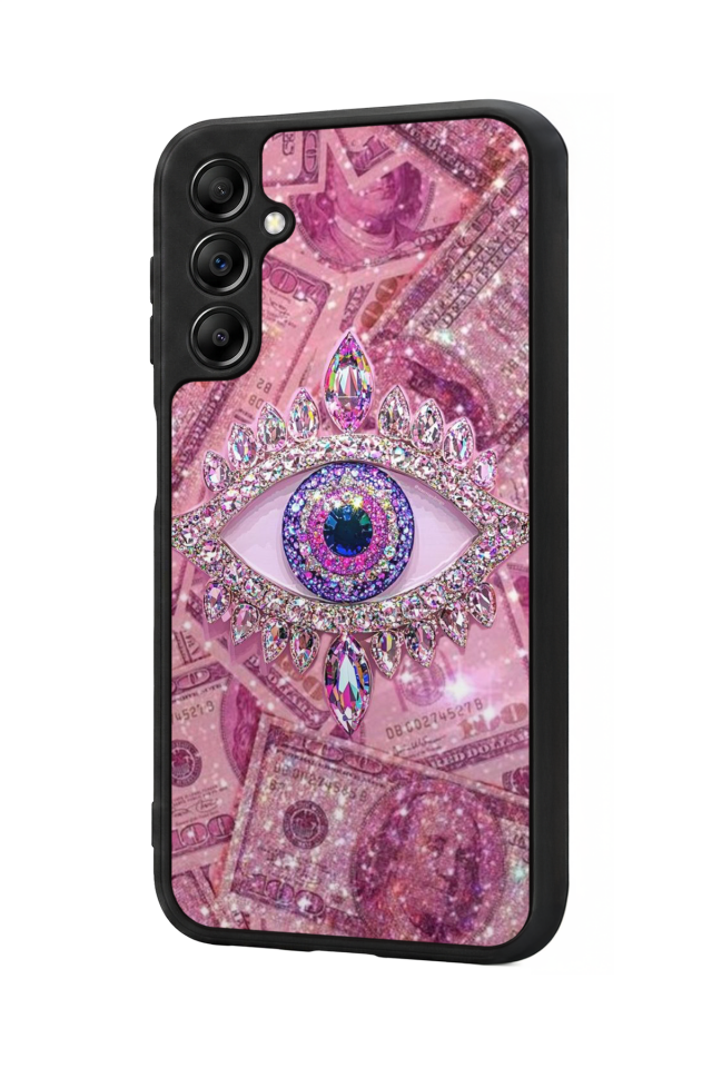 Samsung Galaxy A14 Uyumlu Göz Tasarımlı Glossy Premium Kılıf