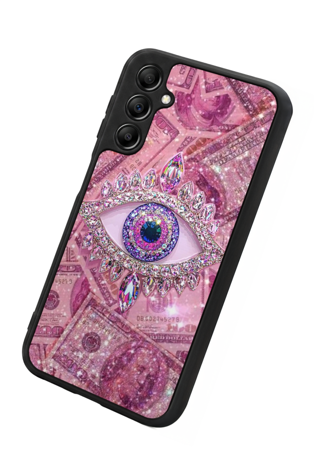 Samsung Galaxy A14 Uyumlu Göz Tasarımlı Glossy Premium Kılıf