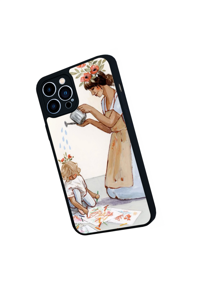 iPhone 12 Pro Max Uyumlu Kalp Love Tasarımlı Glossy Premium Kılıf