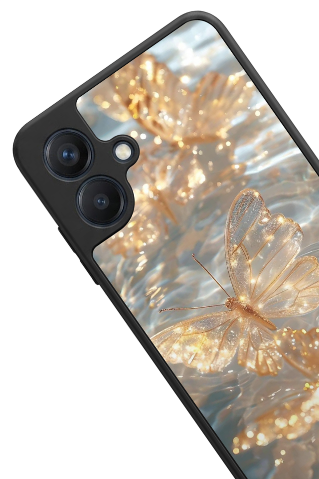 Samsung Galaxy A07 Uyumlu Kelebek Tasarımlı Glossy Premium Kılıf