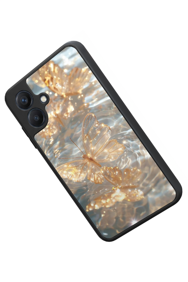 Samsung Galaxy A07 Uyumlu Kelebek Tasarımlı Glossy Premium Kılıf