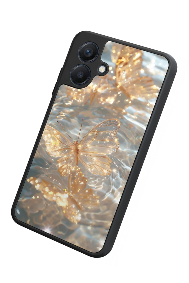 Samsung Galaxy A07 Uyumlu Kelebek Tasarımlı Glossy Premium Kılıf