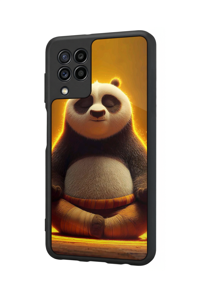 Samsung Galaxy M32 Uyumlu Kung Fu Panda Tasarımlı Glossy Premium Kılıf