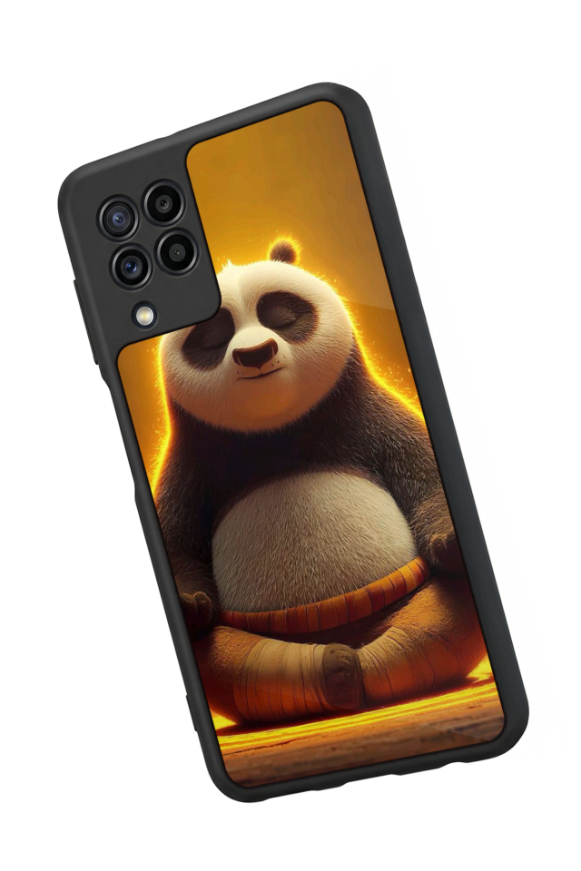 Samsung Galaxy M32 Uyumlu Kung Fu Panda Tasarımlı Glossy Premium Kılıf