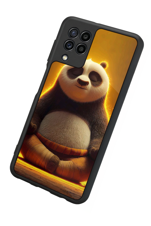 Samsung Galaxy M32 Uyumlu Kung Fu Panda Tasarımlı Glossy Premium Kılıf