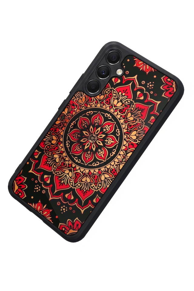 Samsung Galaxy A34 Uyumlu Mandala Tasarımlı Glossy Premium Kılıf