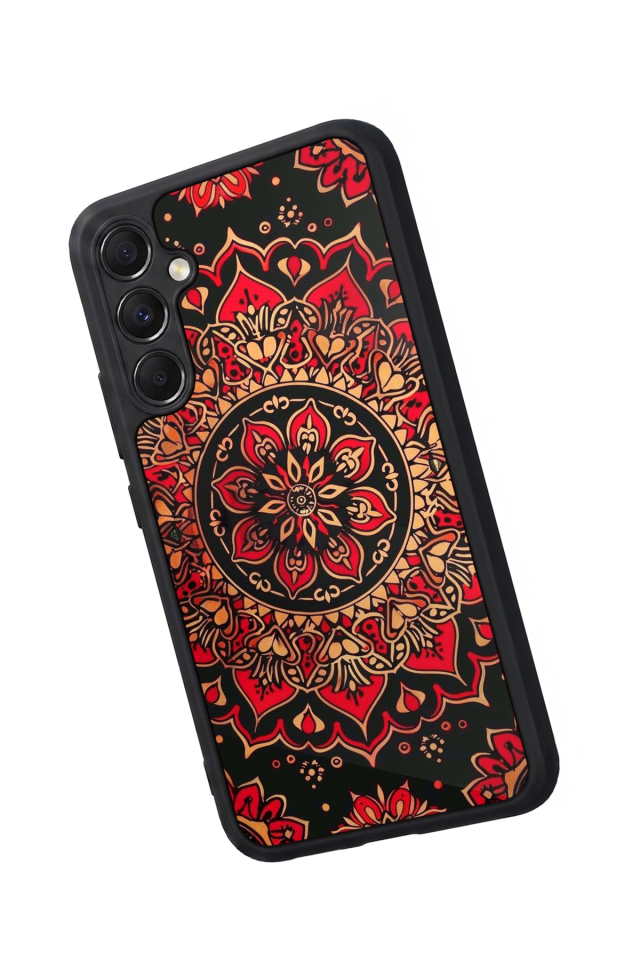 Samsung Galaxy A34 Uyumlu Mandala Tasarımlı Glossy Premium Kılıf