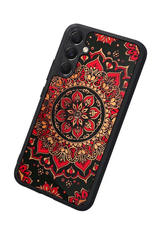 Samsung Galaxy A34 Uyumlu Mandala Tasarımlı Glossy Premium Kılıf