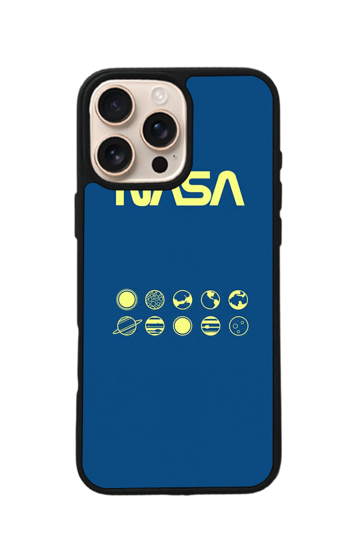 iPhone 16 Pro Uyumlu Nasa Tasarımlı Glossy Premium Kılıf
