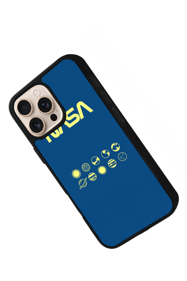 iPhone 16 Pro Uyumlu Nasa Tasarımlı Glossy Premium Kılıf