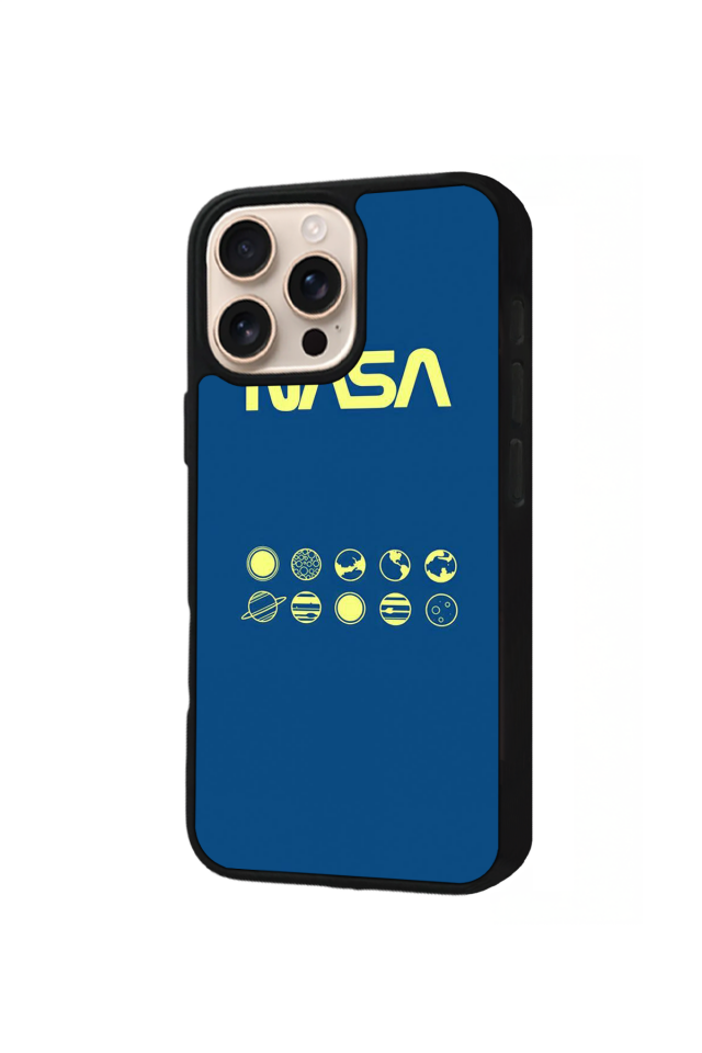 iPhone 16 Pro Uyumlu Nasa Tasarımlı Glossy Premium Kılıf