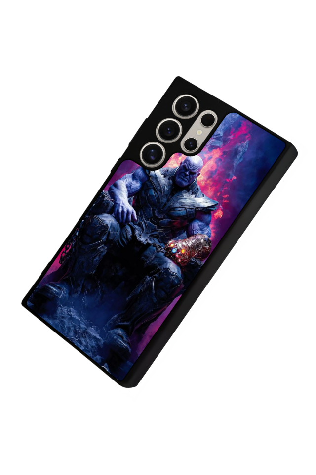 Samsung Galaxy S22 Ultra Uyumlu Thanos Tasarımlı Glossy Premium Kılıf
