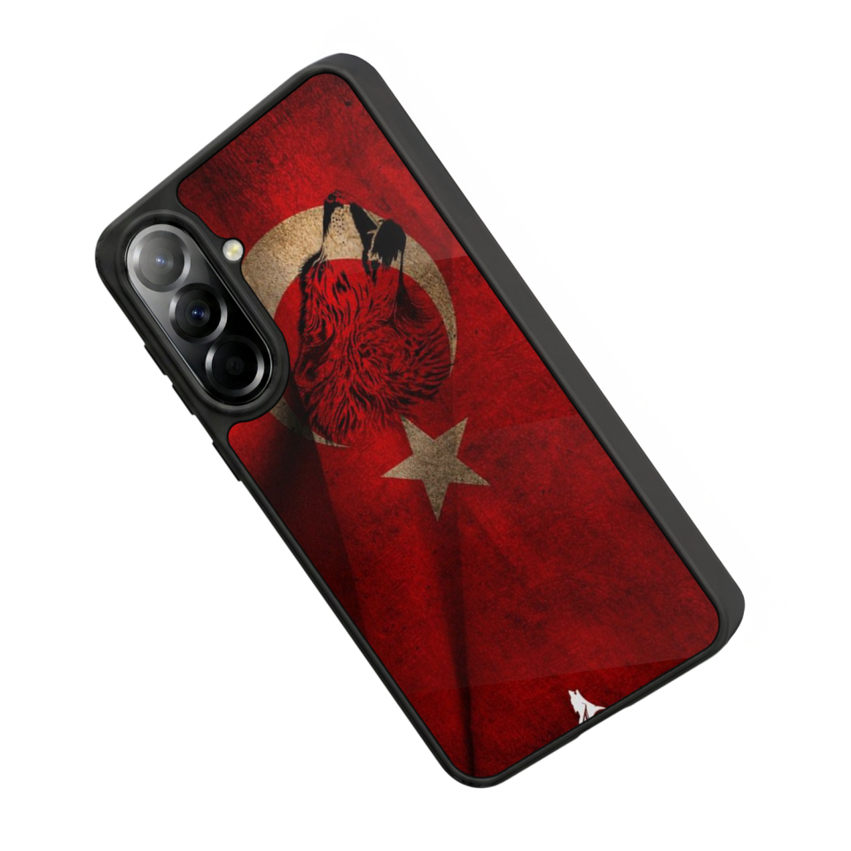 Samsung Galaxy A37 Uyumlu Türk Bayragi Tasarımlı Glossy Premium Kılıf