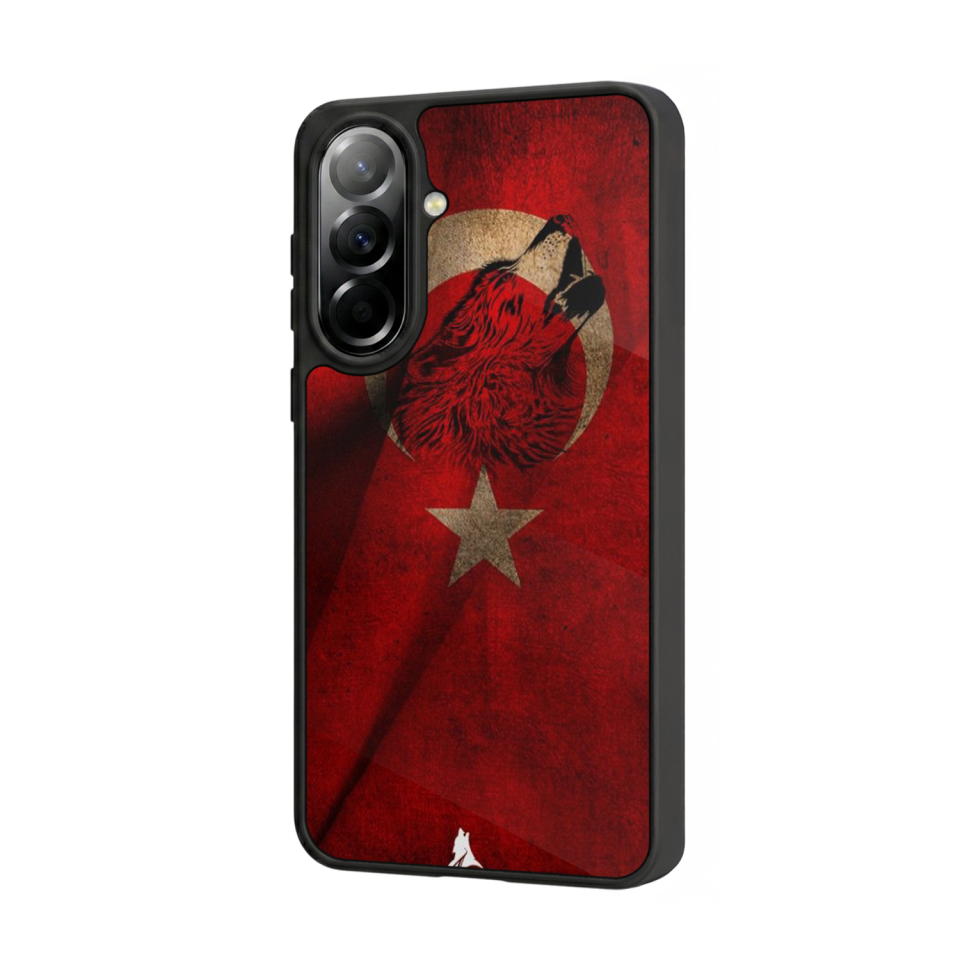 Samsung Galaxy A37 Uyumlu Türk Bayragi Tasarımlı Glossy Premium Kılıf