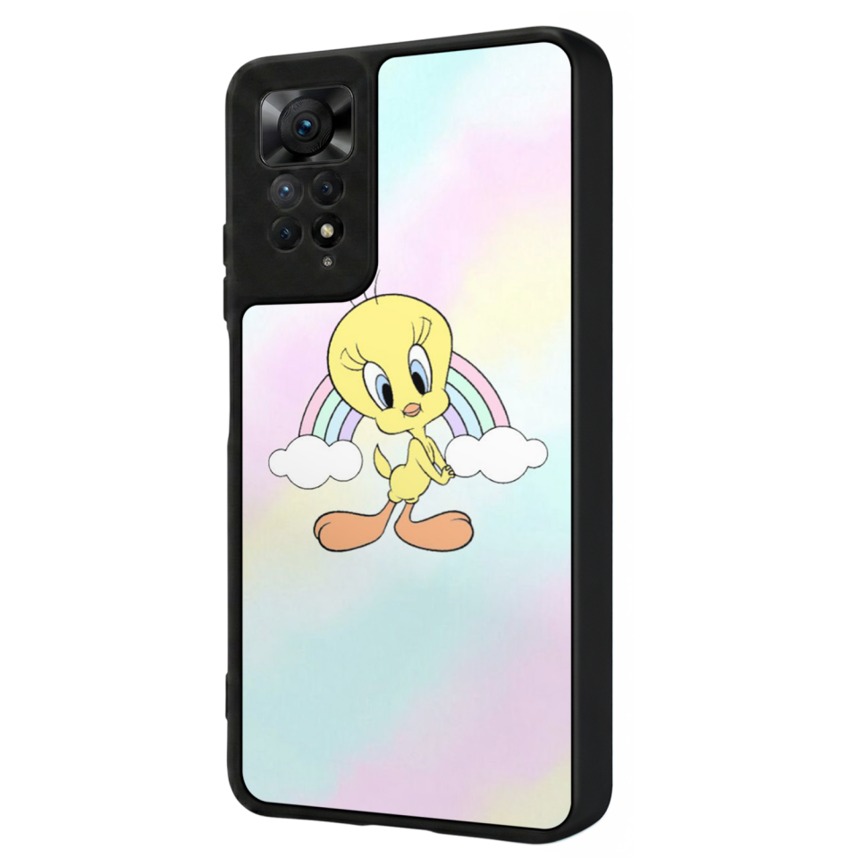 Xiaomi Redmi Note 12 Pro Uyumlu Tweety Tasarımlı Glossy Premium Kılıf
