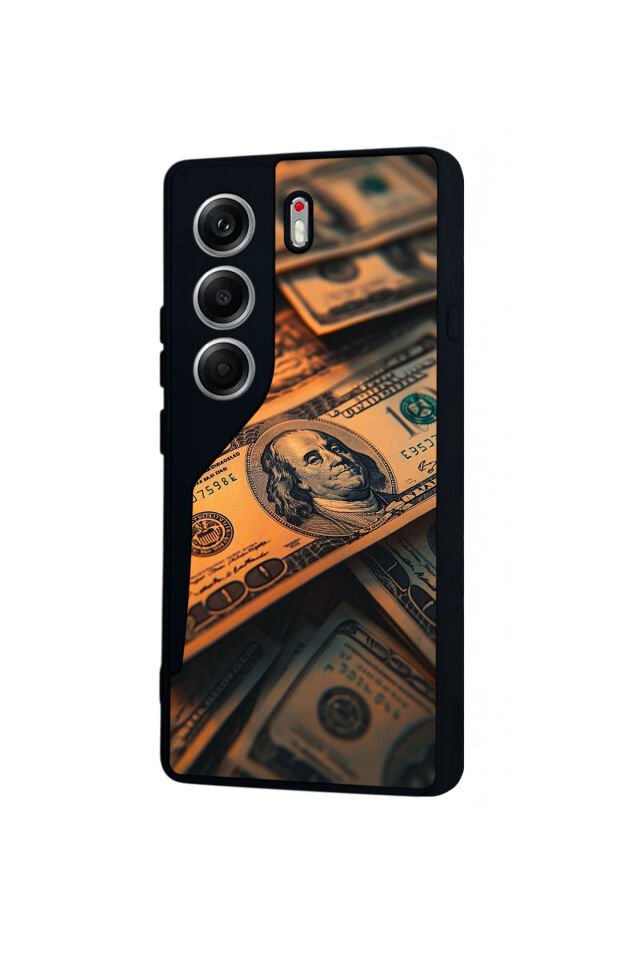 Tecno Camon 40 Uyumlu Para Tasarımlı Glossy Premium Kılıf