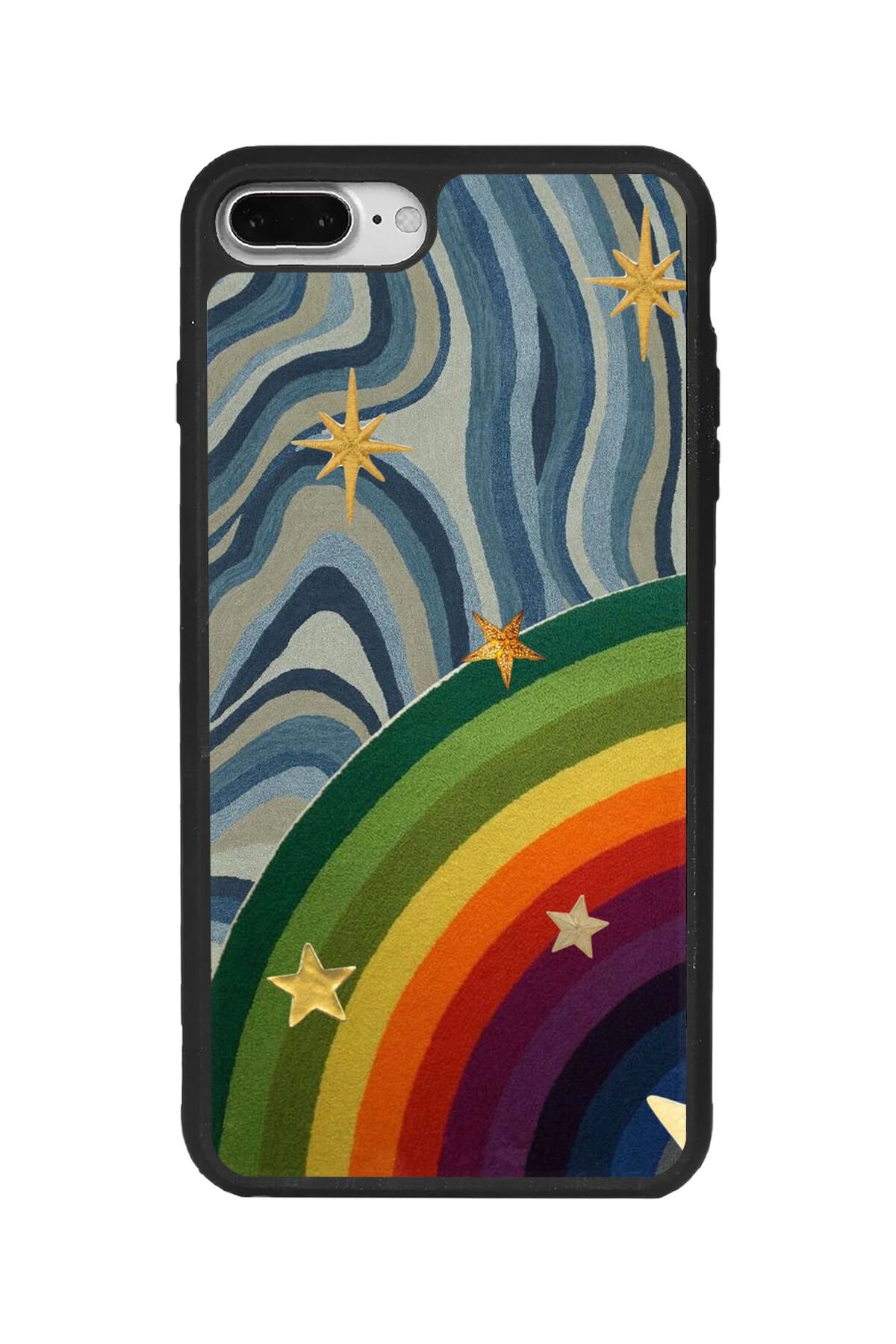 Apple iPhone 7 Plus Siyah Silikon Kılıf Çiziklere ve Darbelere Karşı Koruma