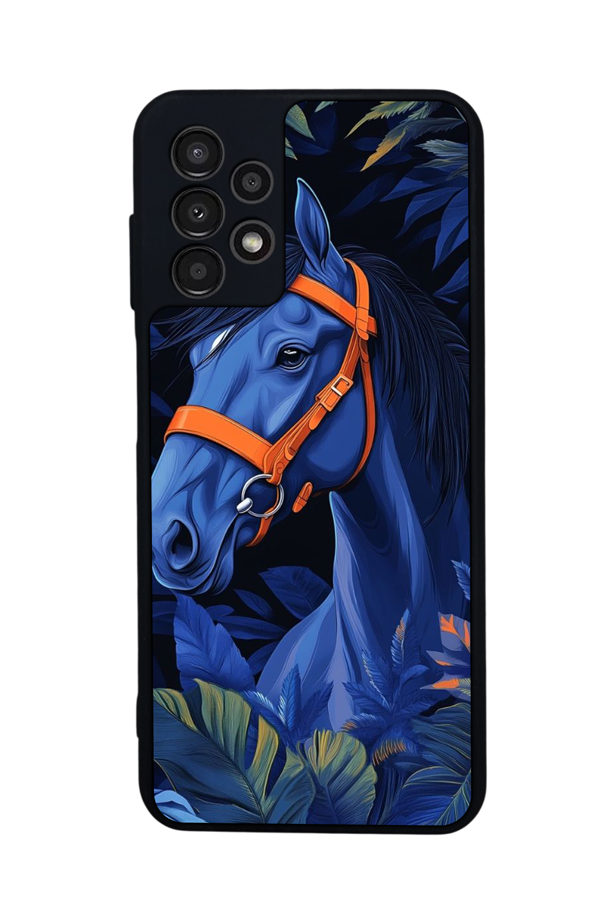 Samsung Galaxy A23 Uyumlu At Horse Tasarımlı Glossy Premium Kılıf
