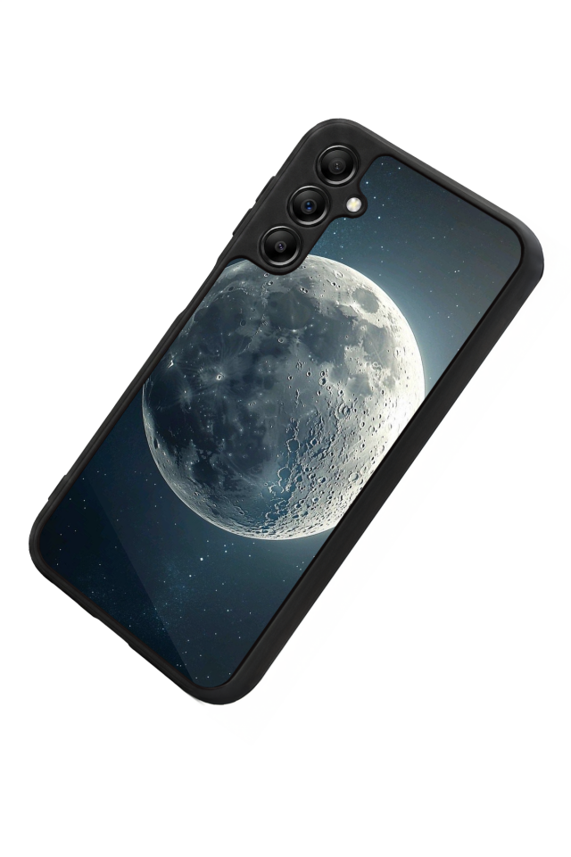 Samsung Galaxy A14 Uyumlu Ay Tasarımlı Glossy Premium Kılıf