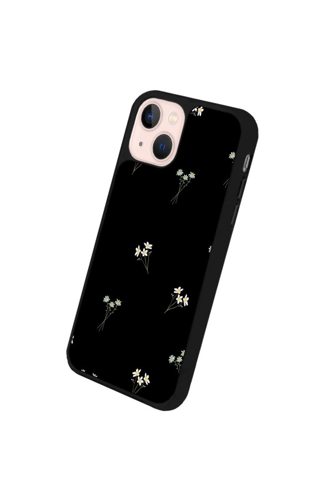iPhone 15 Uyumlu Cicek Tasarımlı Glossy Premium Kılıf