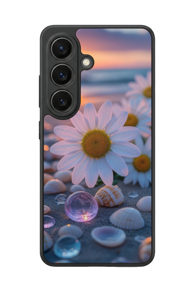 Samsung Galaxy S26 Uyumlu Cicek Tasarımlı Glossy Premium Kılıf