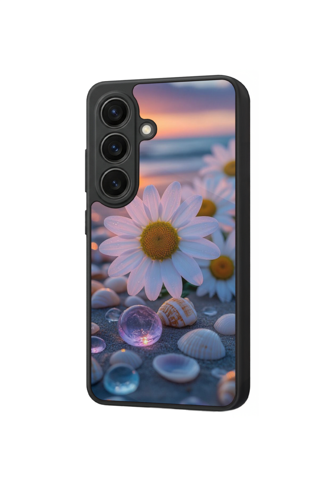Samsung Galaxy S26 Uyumlu Cicek Tasarımlı Glossy Premium Kılıf