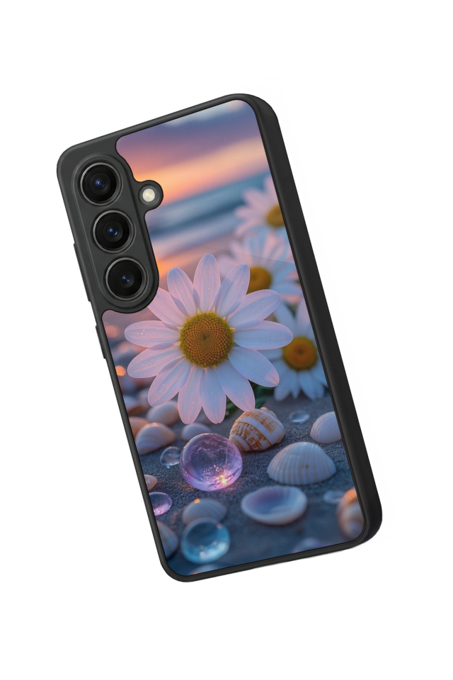 Samsung Galaxy S26 Uyumlu Cicek Tasarımlı Glossy Premium Kılıf